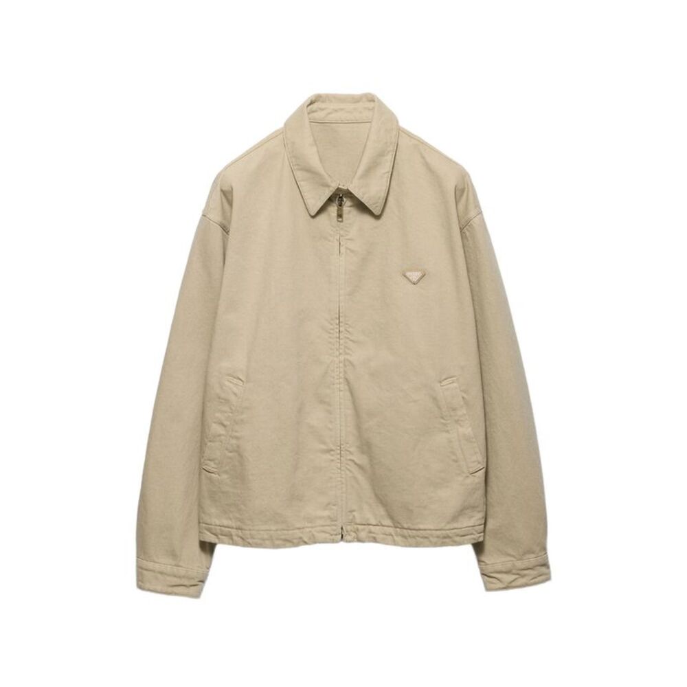 Prada Neutrals Jackets - Shirt Jackets Men